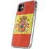 Spain Flag Distressed iPhone 11 Clear Case