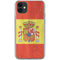 Spain Flag Distressed iPhone 11 Clear Case