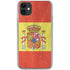Spain Flag Distressed iPhone 11 Clear Case