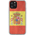 Spain Flag Distressed iPhone 11 Pro Clear Case