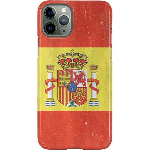 Spain Flag Distressed iPhone 11 Pro Lite Case