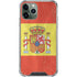 Spain Flag Distressed iPhone 11 Pro Max Clear Case