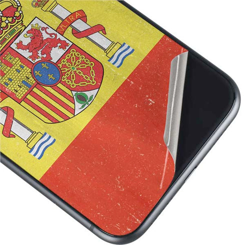 Spain Flag Distressed iPhone 11 Skin