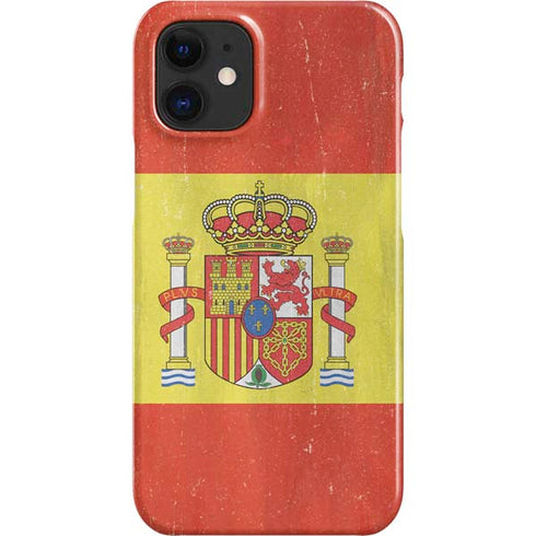 Spain Flag Distressed iPhone 12 Mini Lite Case