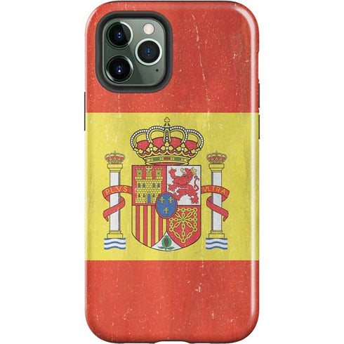 Spain Flag Distressed iPhone 12 Pro Impact Case