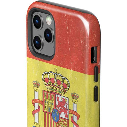 Spain Flag Distressed iPhone 12 Pro Max Impact Case