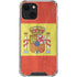 Spain Flag Distressed iPhone 13 Clear Case