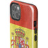 Spain Flag Distressed iPhone 15 Plus Impact Case
