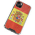 Spain Flag Distressed iPhone 14 Plus Clear Case