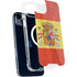Spain Flag Distressed iPhone 15 Plus MagSafe Case