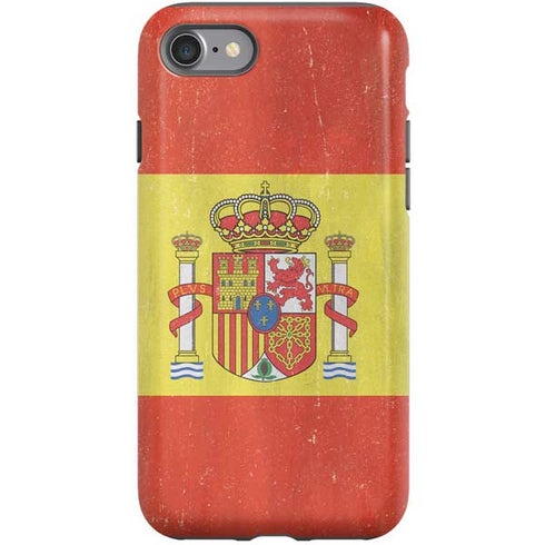 Spain Flag Distressed iPhone SE (2nd & 3rd Gen) Pro Case