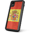 Spain Flag Distressed iPhone XR Waterproof Case