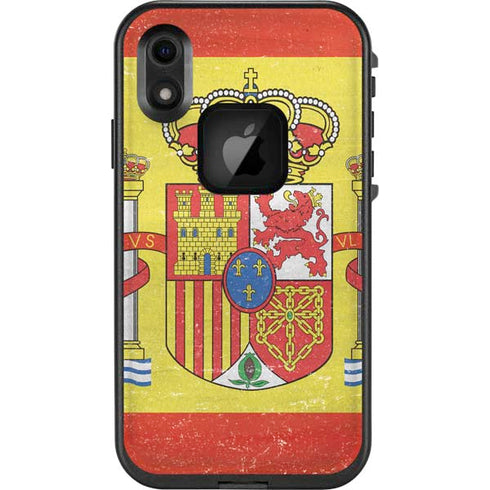 Spain Flag Distressed LifeProof Fre iPhone Skin