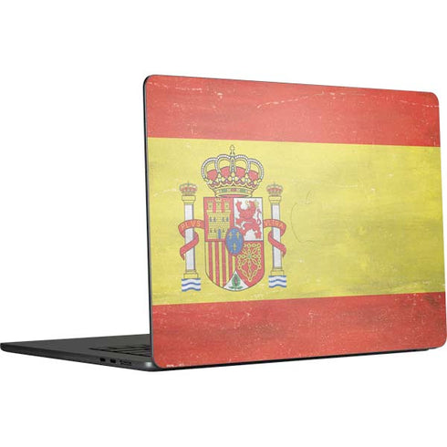 Spain Flag Distressed MacBook Air 15 in (2023) Skin