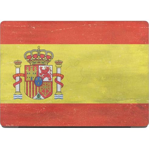 Spain Flag Distressed MacBook Pro 14in (2021-24) Skin