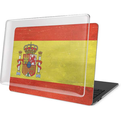 Spain Flag Distressed MacBook Pro 15in (2016-19) Case plus Skin