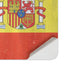 Spain Flag Distressed Surface Duo Skin