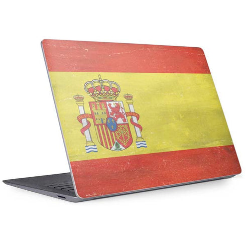 Spain Flag Distressed Surface Laptop 3 13.5in Skin