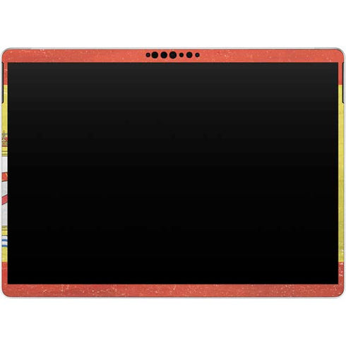 Spain Flag Distressed Surface Pro 9 Skin