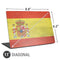 Spain Flag Distressed Universal Laptop 11in (8.8 x 6.2in) Skin