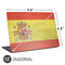 Spain Flag Distressed Universal Laptop 12in (9.8 x 6.8in) Skin