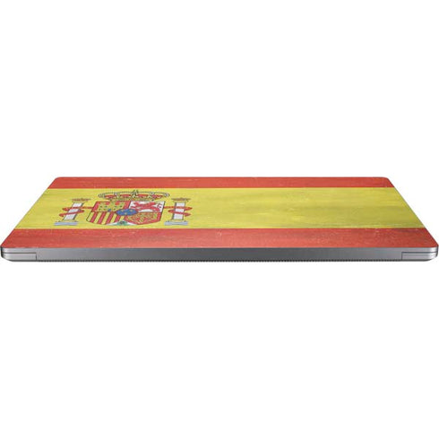 Spain Flag Distressed Universal Laptop 16.6in (13.4 x 9.7in) Skin