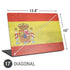 Spain Flag Distressed Universal Laptop 17in (13.8 x 10in) Skin