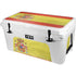 Spain Flag Distressed YETI Tundra 65 Hard Cooler Skin
