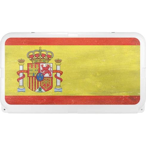 Spain Flag Distressed YETI Tundra 65 Hard Cooler Skin