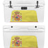 Spain Flag Distressed YETI Tundra 75 Hard Cooler Skin