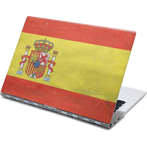 Spain Flag Distressed Yoga 910 2-in-1 14in Touch-Screen Skin