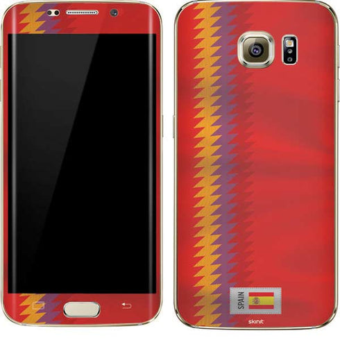 Spain Soccer Flag Galaxy S7 Edge Skin