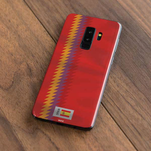 Spain Soccer Flag Galaxy S9 Plus Skin