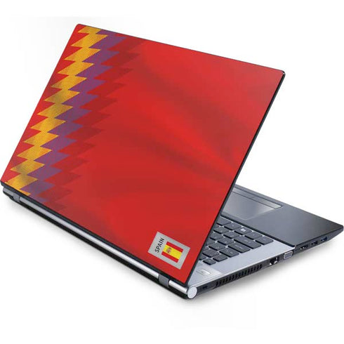 Spain Soccer Flag Generic Laptop Skin