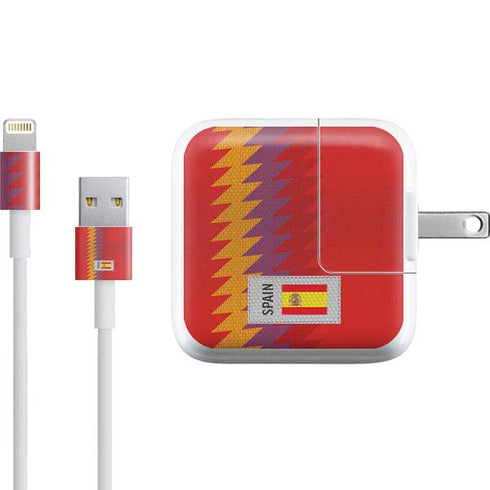 Spain Soccer Flag iPad Charger (10W USB) Skin