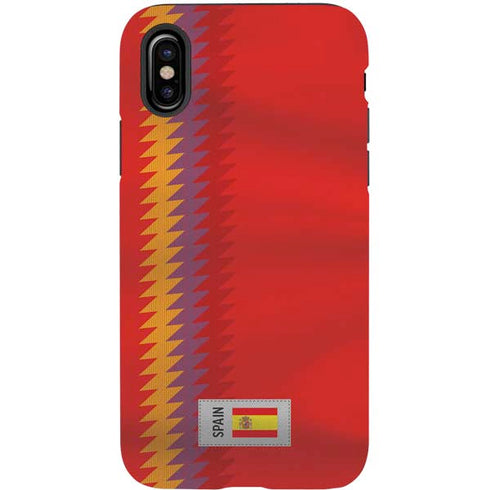 Spain Soccer Flag iPhone X Pro Case