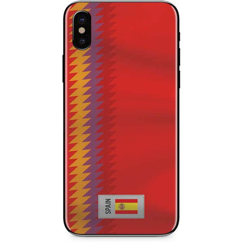 Spain Soccer Flag iPhone X Skin