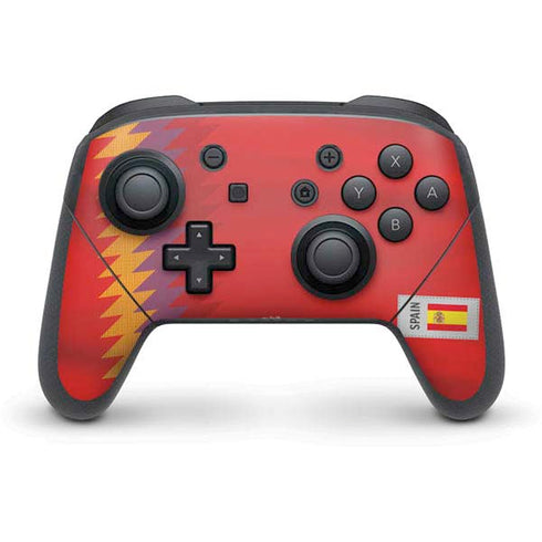 Spain Soccer Flag Nintendo Switch Pro Controller Skin