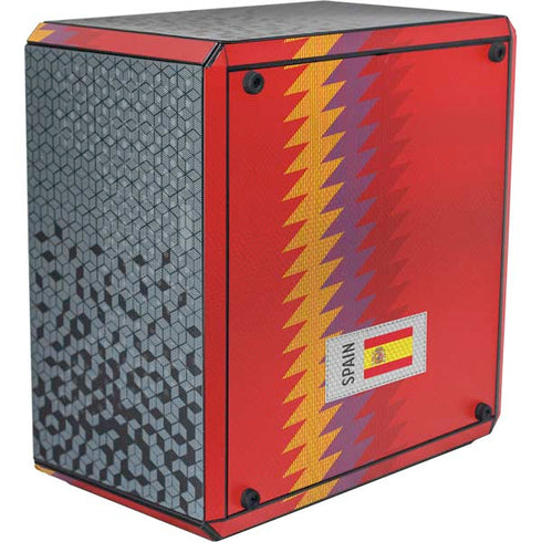 Spain Soccer Flag Cooler Master MasterBox Q300L Mini Tower Skin