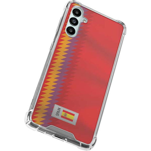 Spain Soccer Flag Galaxy A14 5G Clear Case
