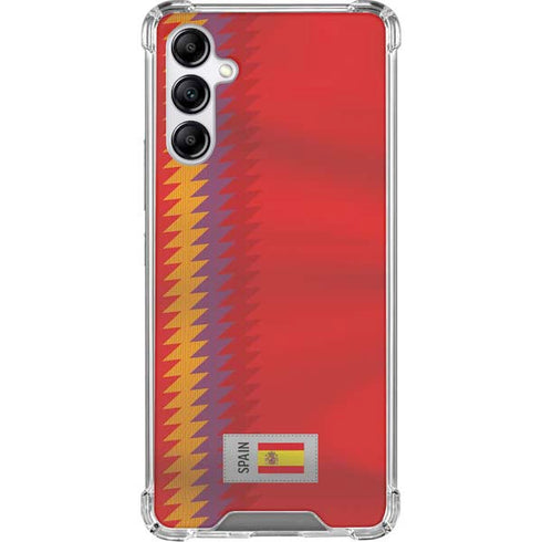 Spain Soccer Flag Galaxy A15 5G Clear Case