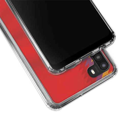 Spain Soccer Flag Galaxy A21 Clear Case