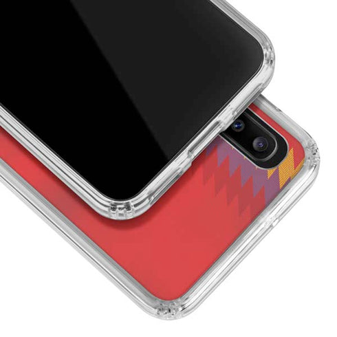 Spain Soccer Flag Galaxy A30 Clear Case