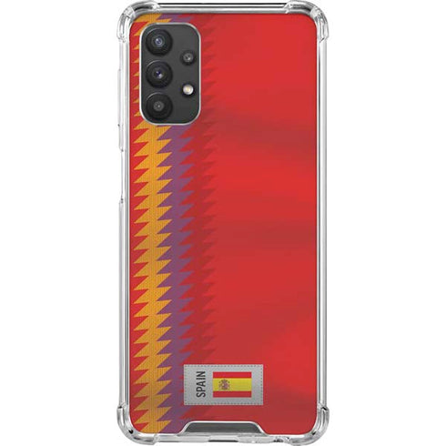 Spain Soccer Flag Galaxy A32 5G Clear Case