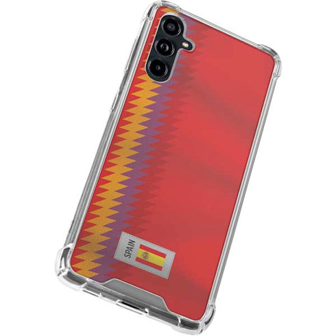 Spain Soccer Flag Galaxy A54 5G Clear Case