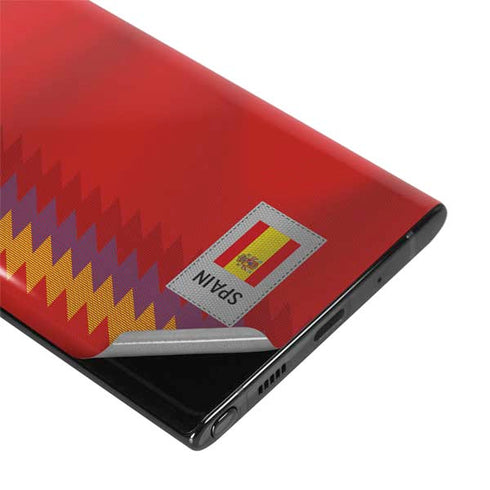 Spain Soccer Flag Galaxy Note 10 Skin
