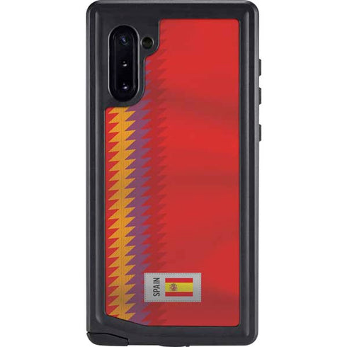 Spain Soccer Flag Galaxy Note 10 Waterproof Case