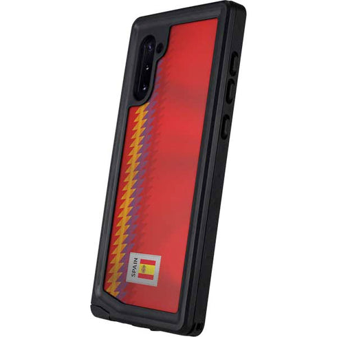 Spain Soccer Flag Galaxy Note 10 Waterproof Case
