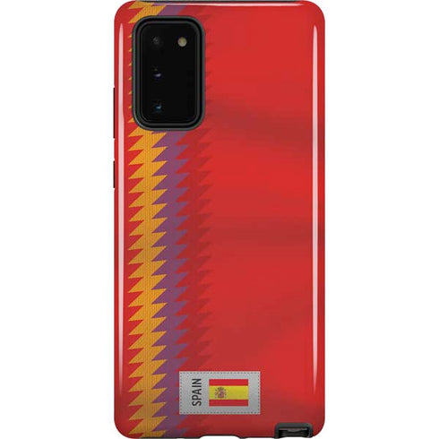 Spain Soccer Flag Galaxy Note20 5G Pro Case