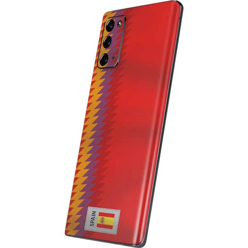 Spain Soccer Flag Galaxy Note20 5G Skin